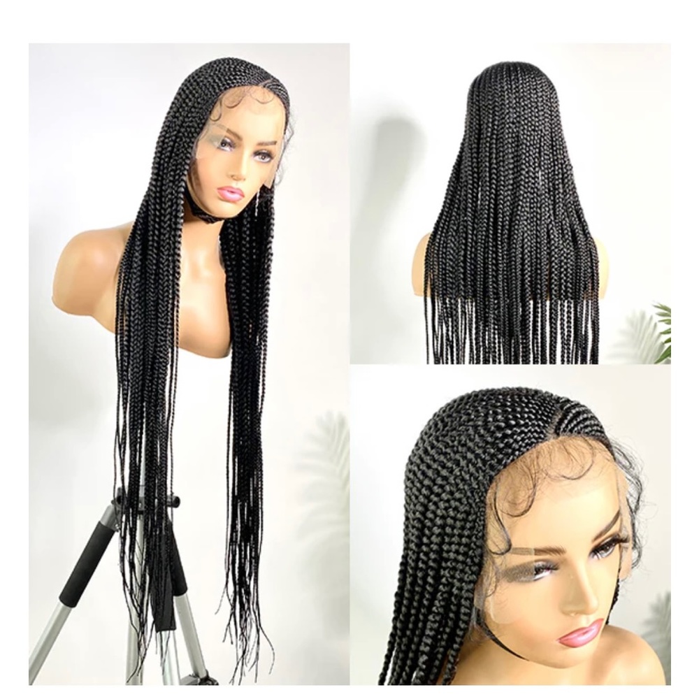 100% Handmade Most Realistic Box
Braided Cornrow Wig